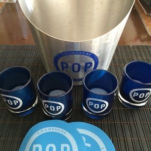 CHAMPAGNE BUCKET/ 4 CANDLES/ ANNIVERSARY/PARTY